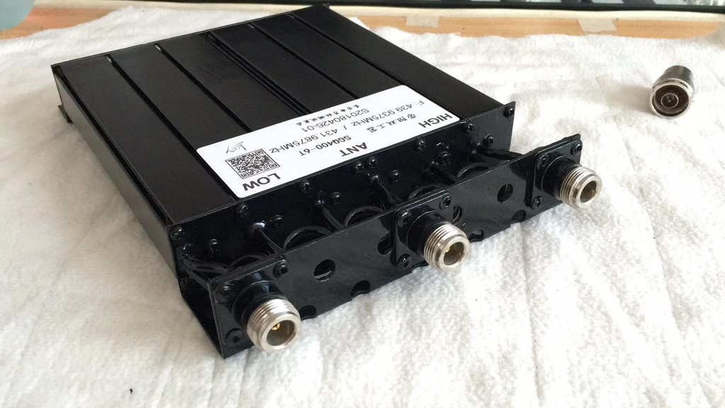 Duplexer for repeater, UHF/VHF antenna share BI7JTA'S HAM Radio World 2022